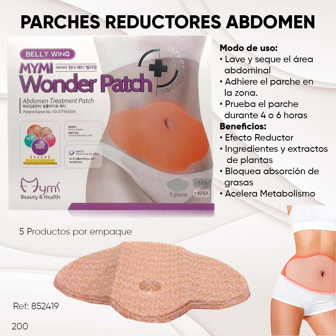 PARCHE REDUCTOR DE ABDOMEN WONDER